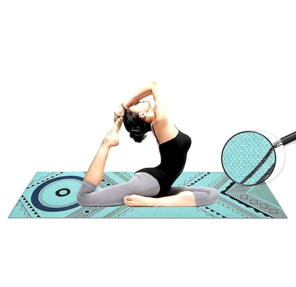 Yogafitt Anti-Skid Cotton Yoga Mat – Eco-Friendly, Sweat-Absorbent Exercise & Yoga Mat & Gym mat - Image 2
