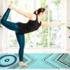 Yogafitt Anti-Skid Cotton Yoga Mat – Eco-Friendly, Sweat-Absorbent Exercise & Yoga Mat & Gym mat